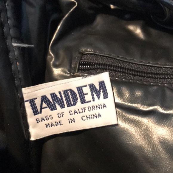 Cascade Falls Tandem black leather backpack - Picture 2 of 16